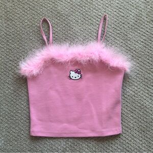 Dolls Kill x Hello Kitty and Friends Pink Tank Top Size: Small